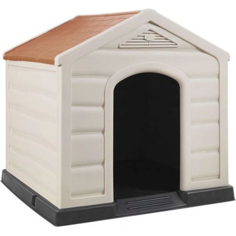 Cuccia per cani in Resina con tetto apribile da esterno -Medium (1/4)