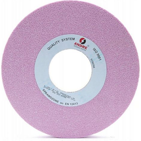 Disco abrasivo plano Andre de 250 mm x 25 mm x 76 mm CRA60K7VE01-35 rosa "TIPO 1"