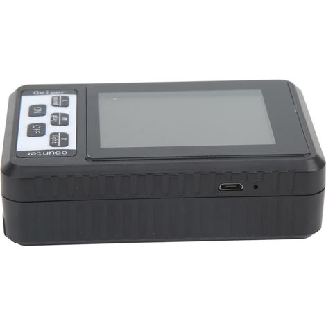 Détecteur de rayonnement nucléaire, compteur Geiger, testeur de rayons X, β et γ, alarme de dose de rayonnement, noir (1/5)
