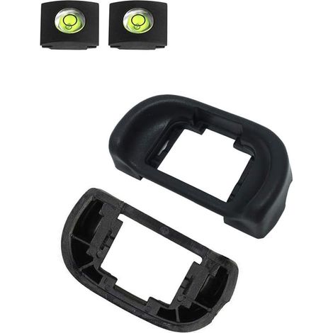 Oeilleton Caoutchouc pour Viseur FDA-EP11 pour Sony Alpha A7 III A7 II A7R A7 A7R II A7R2 A7iii avec Niveau à Bulle et Cache Griffe - Lot de 2