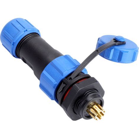 Connecteur de prise en plastique étanche IP67 SP13 9 broches (9 broches) (1/5)
