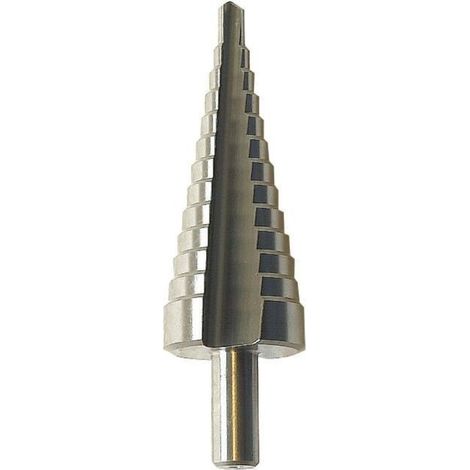 Foret conique à 9 étages sur tige 8mm de 4 à 20mm DRAKKAR TOOLS - 13521
