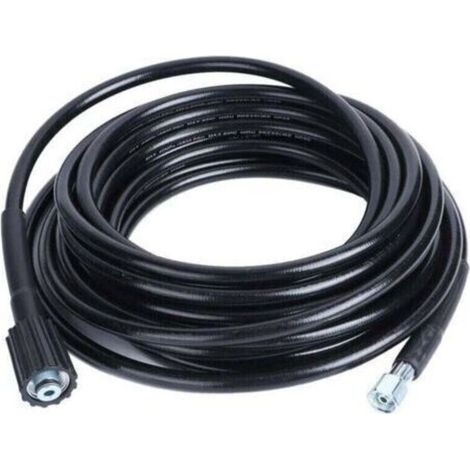 pair Tuyau haute pression flexible 10m Filetage M22/M14 Résistant à l'abrasion et aux UV Compatible nettoyeurs Karcher K2 K3 (1/5)