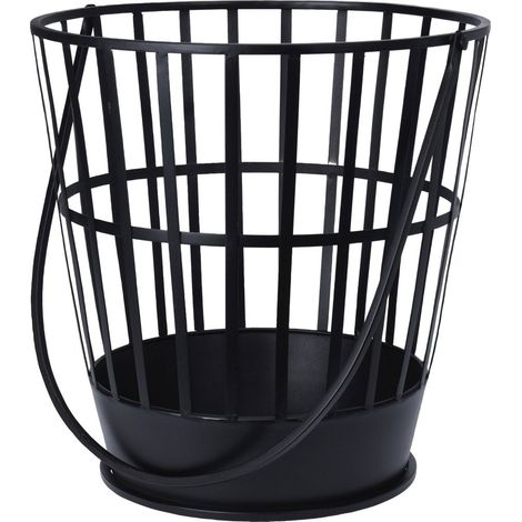Feuerkorb Metall 38x38xH38/77 cm