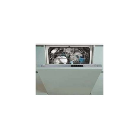 Candy CFS 2D272X-E Lavastoviglie da Incasso Scomparsa Totale 12 coperti Classe E 47 dB 5 Programmi Cerniere Sliding (82x60x55 cm) colore Inox