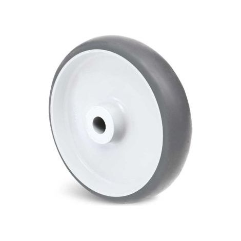 Roue à pneus Pleine Guitel Hervieu Ø 50mm, l. 20mm, Ø alésage 10mm, Alésage lisse, 40kg max ( Prix pour 1 )