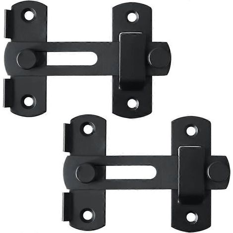 Loquet de porte coulissante 2024, verrou à bascule avec vis pour porte, fenêtre, placard (1/5)