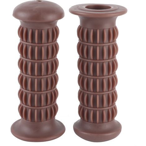 Universelle, rutschfeste Gummigriffe für Motorradlenker mit 25–28 mm Durchmesser, vibrationsdämpfendes Motorradzubehör, braun (1/5)