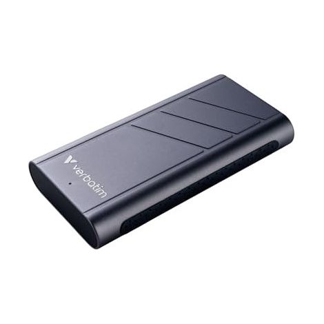 Disque SSD externe - VERBATIM - TurboMetal - 2 To - Gris