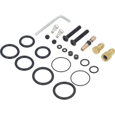 Kit de joints pour compresseur d'air 4500 psi, clé hexagonale, joints toriques, rondelles, bouchons, outil d'étanchéité pour entretien quotidien (1/5)