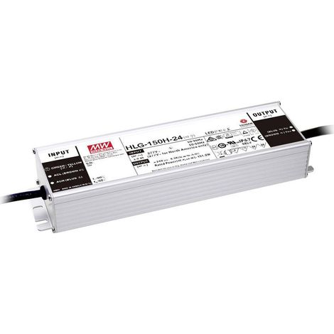 MEAN WELL HLG-150H-24AB Driver de LED à tension constante 151.2 W 3.8 - 6.3 A 22 - 27 V/DC dimmable, fonction dimmeur 3 (1/3)