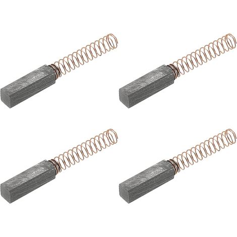 Carbon Brushes 14x4x4mm for Electric Motors Power Tool Angle Grinder Table Saw Replacement Repair Part 4 Pack (1/5)