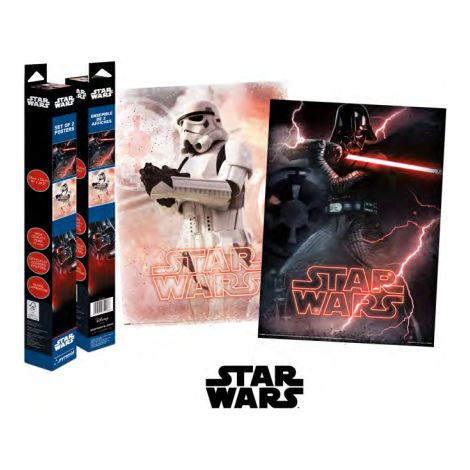 STAR WARS - L'EMPIRE - SET 2 POSTERS 52 X 38CM PYRAMID PPB35406