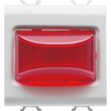 VOYANT SAILLANT ROUGE 3W 2M BLANC SAT. GEWISS GW15633