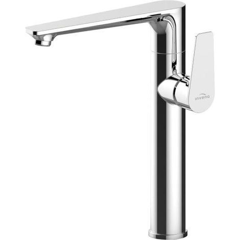 Invena Dokos Grifo de lavabo cromado elegante y moderno (1/2)