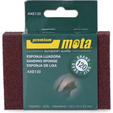 Aluminiumoxid-Schwamm-Schleifpapier 120 Körnung axe120 MOTA (1/2)