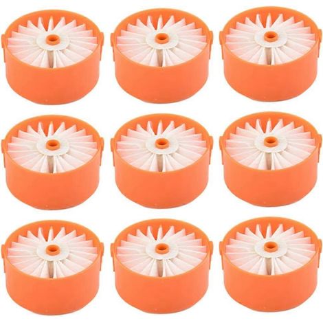 9 filtres de rechange pour aspirateur Black & Decker (modèles BDPSE1815, BDPSE3615, BHFEV182 et BHFEV362).-AquaForge (1/5)