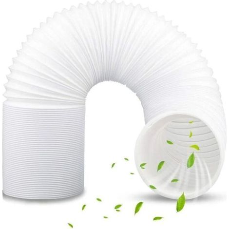 Tuyau Climatis Mobile, Tuyau dclimatisation 150MM1.5M Tuyau d'Évacuation Climatis Flexible PVC Tuyau Evacuation Climatis Mobile Tuyau d'échappement pour Climatisation mobile (1/5)