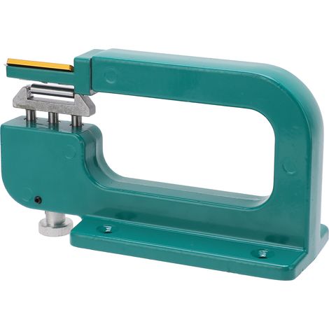 Décolleteuse Professionnelle Cuir avec Lames Réglables et Rouleaux Double Face - Outil de Coupe pour Maroquinerie (1/5)