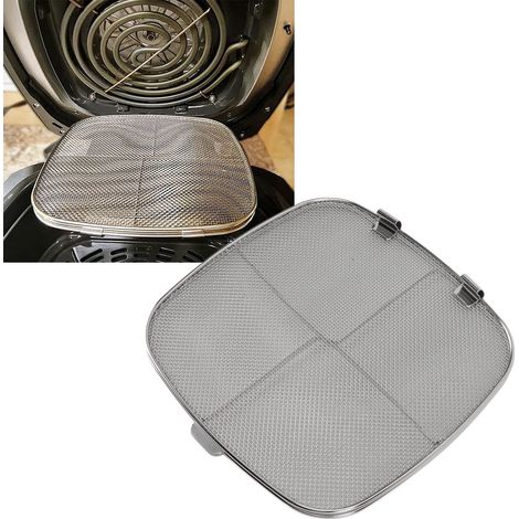 Friteuse à air chaud ovale avec grille et double protection anti-éclaboussures (1/5)