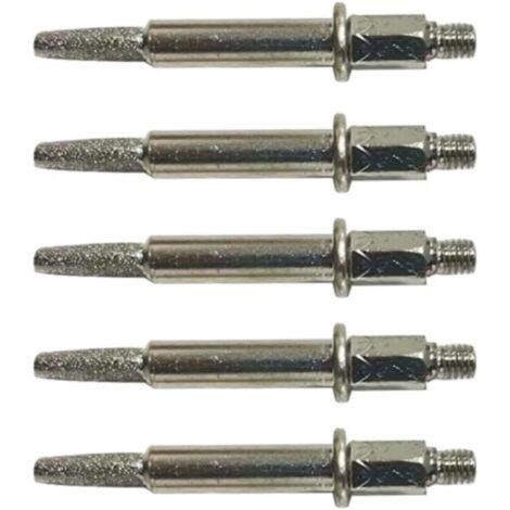 Lot de 24 aiguiseurs tronçonneuse diamantés avec 3 tailles différentes - Outil d'affûtage chaîne pour 4/4,8/5,5 mm (5 racines) 5 roots (1/4)