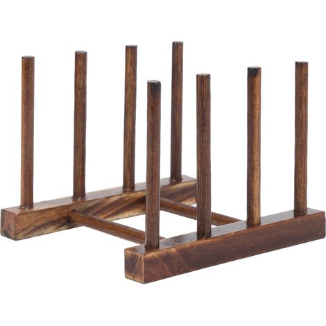 Égouttoir à vaisselle écologique, durable et pliable pour la cuisine, 4 colonnes à combustion de carbone (1/5)