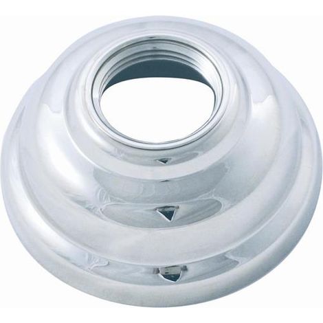 -Ersatzteil Rosette m. Fiberring f.Badebatt. Euroline chrom