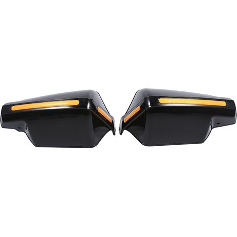 (Veuillez noter que les côtés gauche et droit du produit peuvent différer en raison de l'entreposage) Les housses de pare-brise universelles pour guidon de moto sont vendues par paires (noires). (1/4)