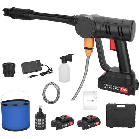 Nettoyeur Haute Pression Electrique,Pistolet à Pression,Lave-auto Portable sans Fil Haute Puissance, 300W ,1500mAh, 50BAR