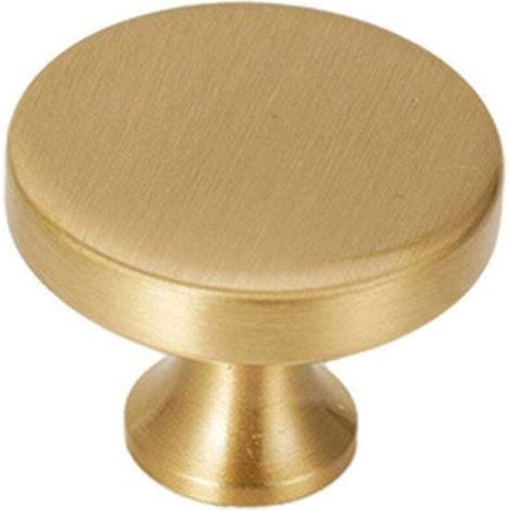 Poignée De Meuble - Laiton Massif - Entraxe 64 À 192 Mm - Pour Porte Ou Tiroir - 1 Pièce (1/5)