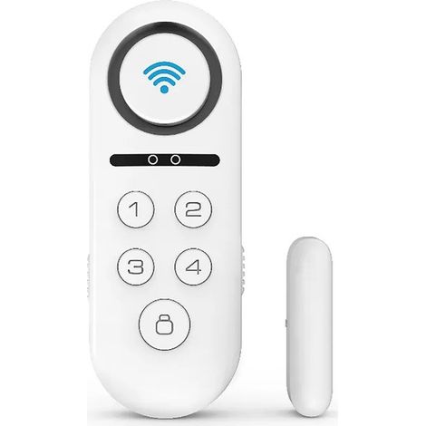 Tuya Sensore Porte e Finestre Smart WIFI con Sirena e Password (1/5)