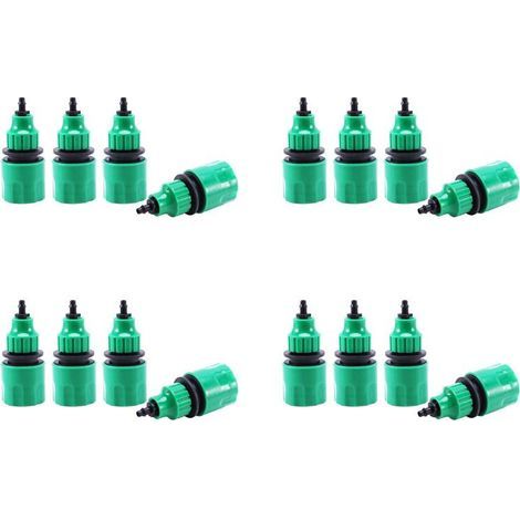 Tuyau D'Arrosage Pipe Adaptateur A Usage Unique Raccord de Connecteur de Robinet pour Irrigation Paquet de 16 (1/5)