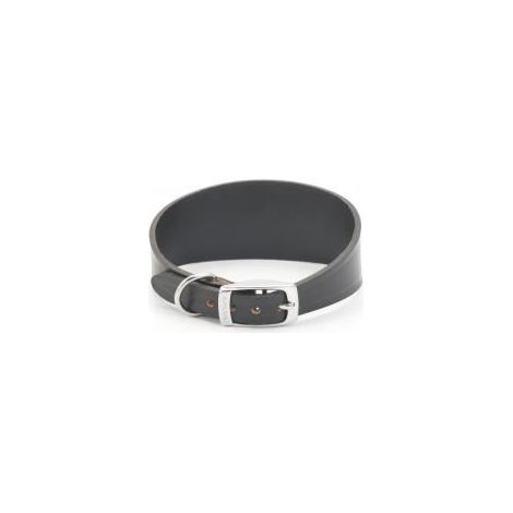 Ancol Whippet Collar Leather Black - 14 - 608072