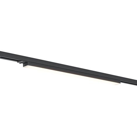 Moderne schwarze Deckenleuchte für 1-Phasen-Schienensystem 15W 1180 lm 2700-3800K - Iconic Tsiri