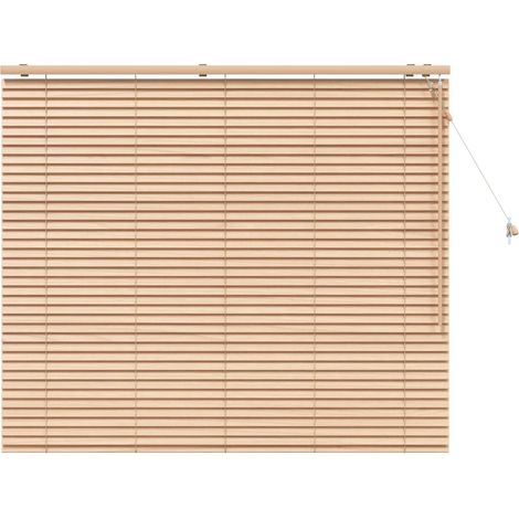 Persiana Veneciana Aspecto de roble 145 x 130 cm 35 mm vidaXL