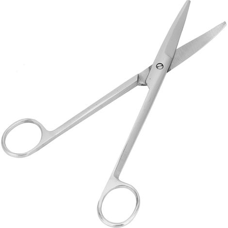 Forbici curve e arrotondate – per la toelettatura di animali da fattoria – 7,1x2x0,3 pollici – per gatti/animali domestici