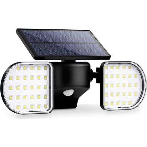 [JAMAIS UTILISÉ]Projecteur solaire LED orientable à 360° avec détecteur de mouvement, étanche IP65, pour allée, garage, cour et jardin, 56 LED (1/5)