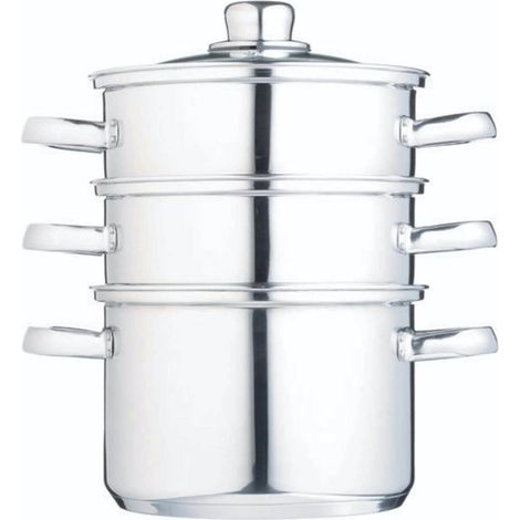 Craft Dampfgarer Modern Silber 18 cm Edelstahl