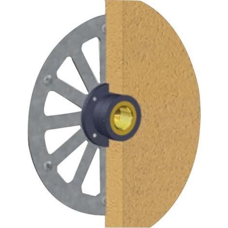 Applique robinet de jardin sous enduit APLIC'ENDUIT multicouche Ø16x2 - Anthracite - ANQUIER