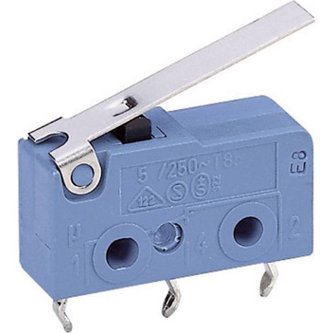 Marquardt 1050.7202 Microinterruttore 1050.7202 250 V/AC 5 A 1 x On / (On) Momentaneo 1 pz.