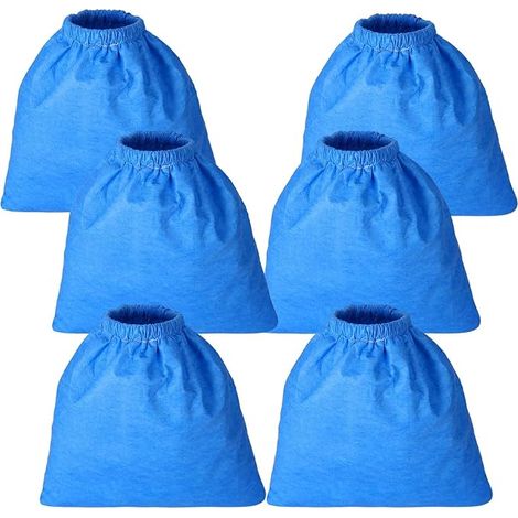 Adecuado para filtros Kärcher WD NT MV1/WD1, cubiertas protectoras del motor, filtros de bolsa de tela, paquete de 6 unidades (1/5)