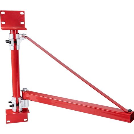 Bras de support de palan électrique, Capacité de Charge 200-600 kg,Treuil câble Fixation orientable Accessoire Levage Potence, Bras de Levage de Palan d'Échafaudage 180° pour Atelier, Garage (1/5)