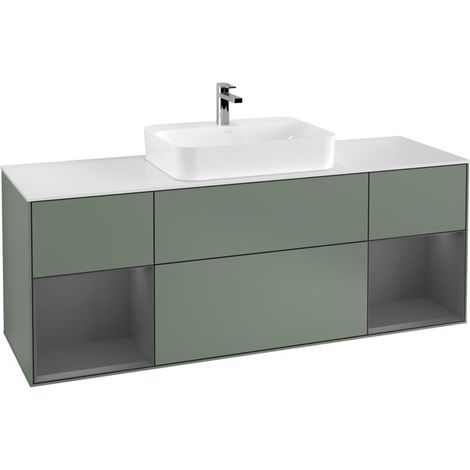 Villeroy & Boch F451GKGM Meuble sous-lavabo Finion F45 (1/2)