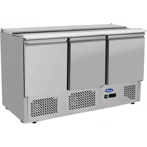 Saladette Pizza Réfrigérée Positive 3 Portes - 4 GN 1/1 - Atosa