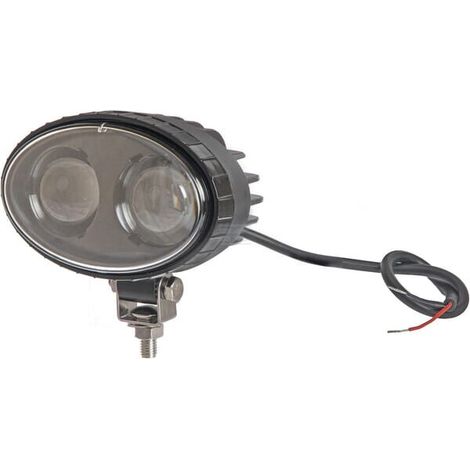Sicherheitsleuchte LED'blau 10 W 250 lm oval'10-80 V Strahler 2 LEDs'UNIVERSAL LA10601 (1/5)