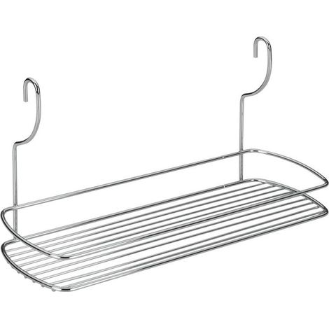 mensola 1 piano cromato media  lonardo cm. 35x13x19 (1/2)