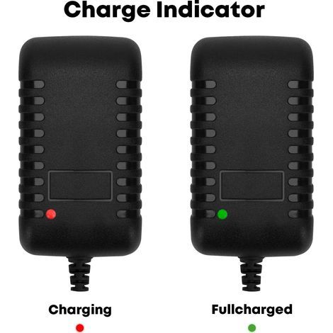 Chargeur de Batterie 21V, Chargeur de Batterie Lithium avec Voyant de Contrôle pour Tronçonneuse Électrique à Batterie Lithium (1/4)