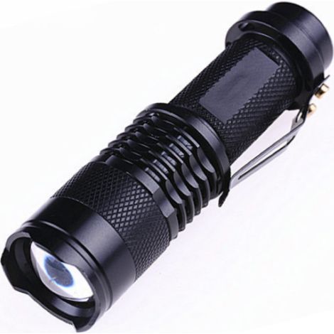 Linterna LED telescópica SK68 Mini, linterna portátil para exteriores con asa (luz roja) - Cross-Border Supply