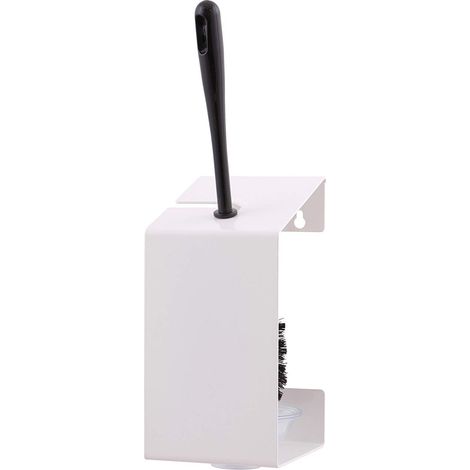 All Care 13205 MediQo-line Porte-brosse WC en acier inoxydable Blanc