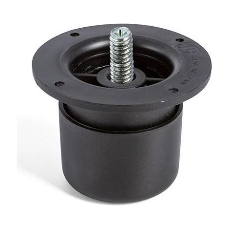 INDAUX pata niveladora sandy m8 acabado negro altura 35-50mm